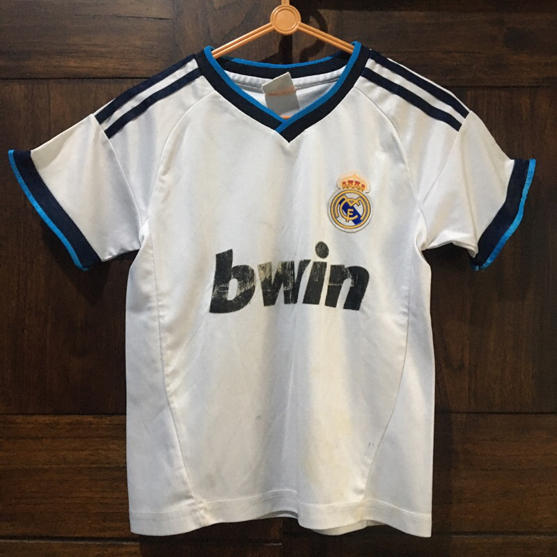 [PL] Baju Bola Anak Jersey Real Madrid Ronaldo 7 Putih