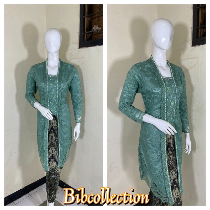 KEBAYA MODERN KUTUBARU BURKAT PAYET/wisuda kondangan/seragaman