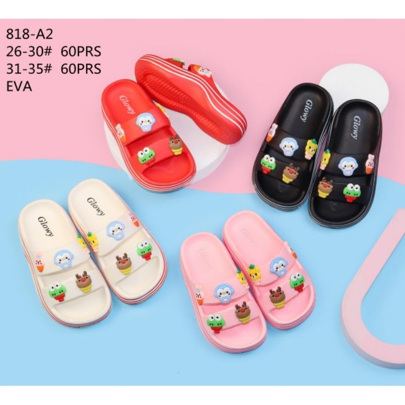 Sandal Anak Cewek Sandal Selop Ban Dua Anak Perempuan Empuk Sendal Fuji Anak Cewek Slip On Import Pariasi jibbizt