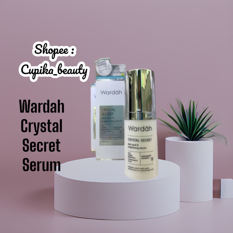 [ bb ] [ serum 20 ml ] -- wardah crystal  secret intense brightening essence serum -- serum white secret