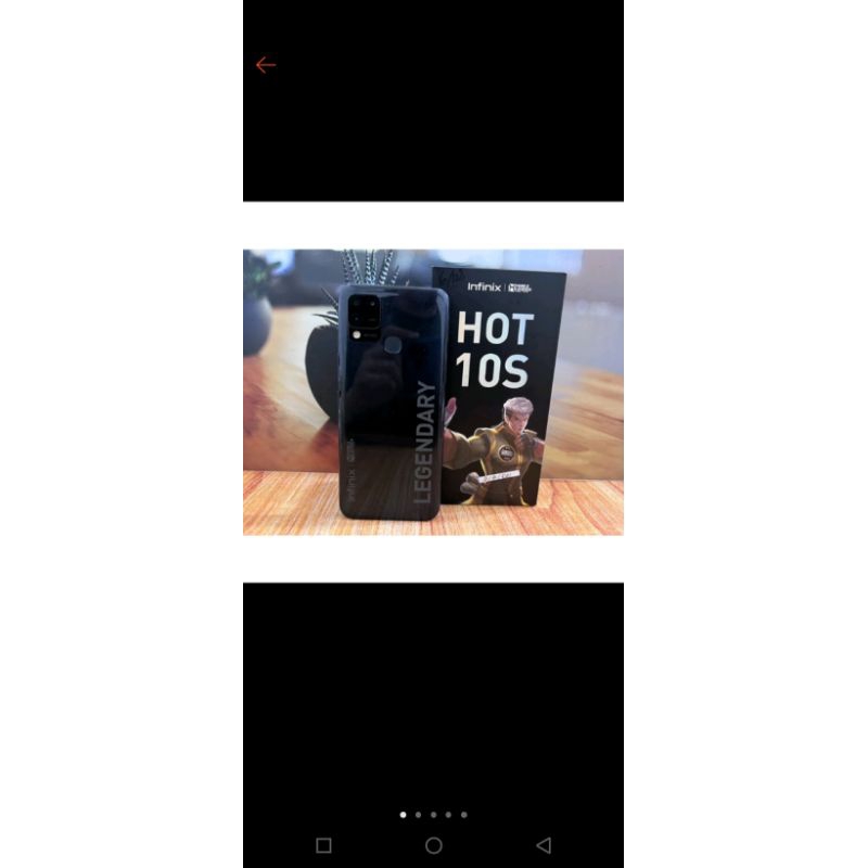 Infinix hot 10s second Murah edisi ganti HP