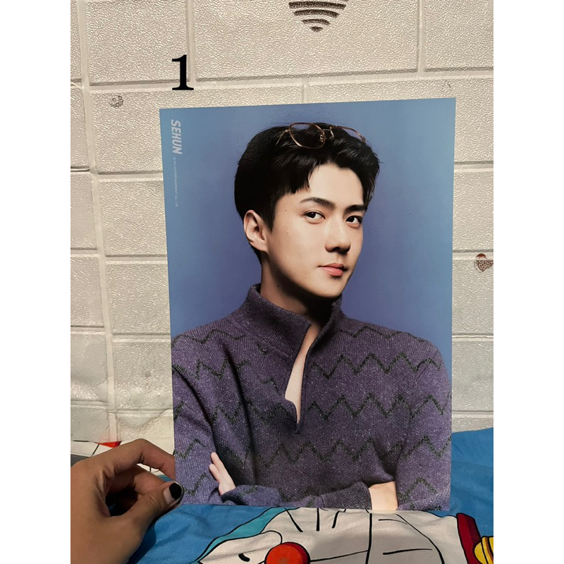 OFFICIAL POSTER A4 SEHUN SG 2023, PC BAEKHYUN OFC DFTF LS