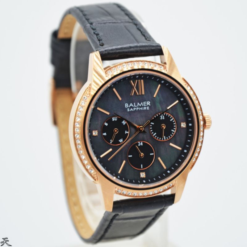 JAM TANGAN WANITA BALMER 8116 CHORONOGRAPH ORIGINAL TALI KULIT