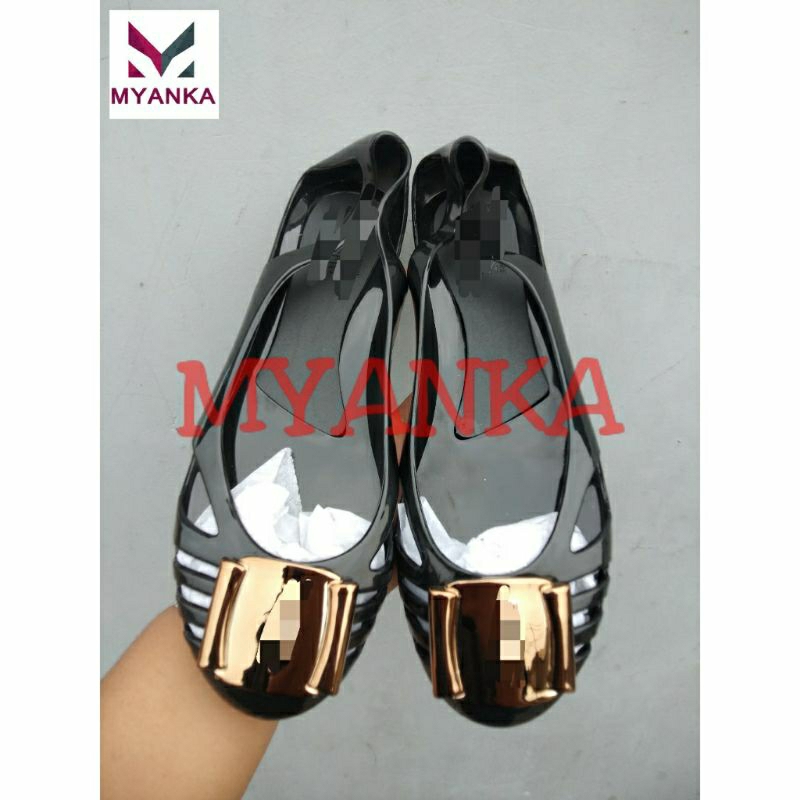 Myanka jelly shoes flat Ferag standar