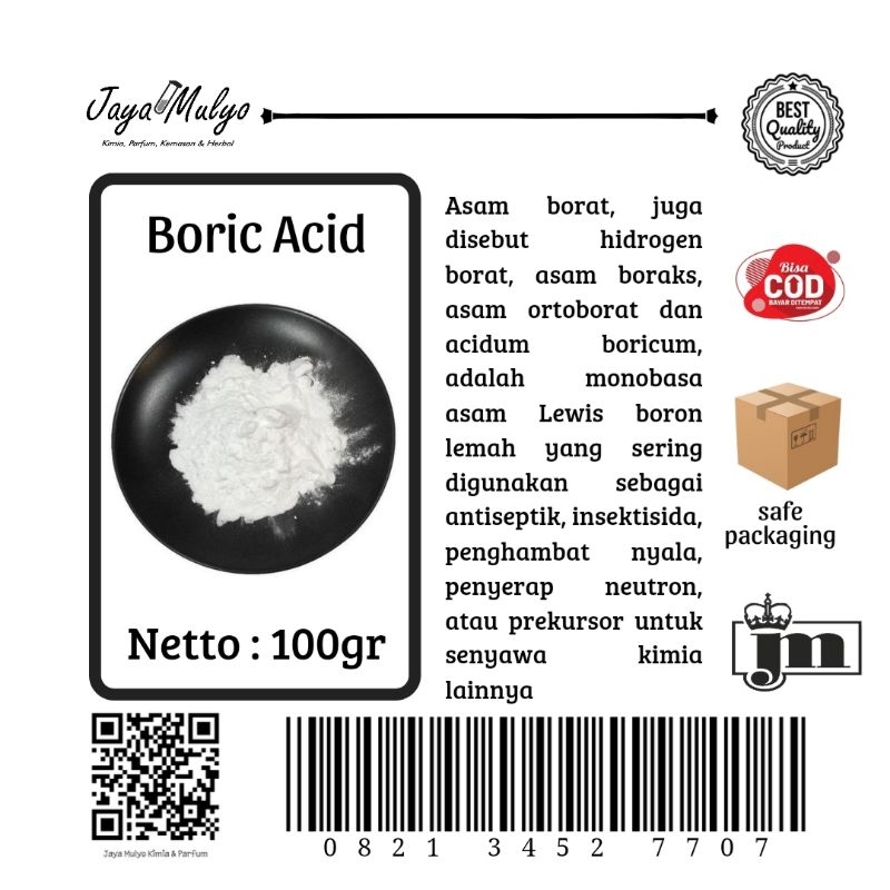 

Boric Acid (100gr)