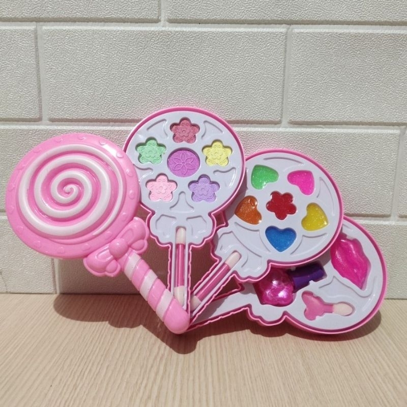 Mainan Peran Make Up Susun Lolipop - Makeup Eyes Shadow Salon Anak Perempuan Cewek