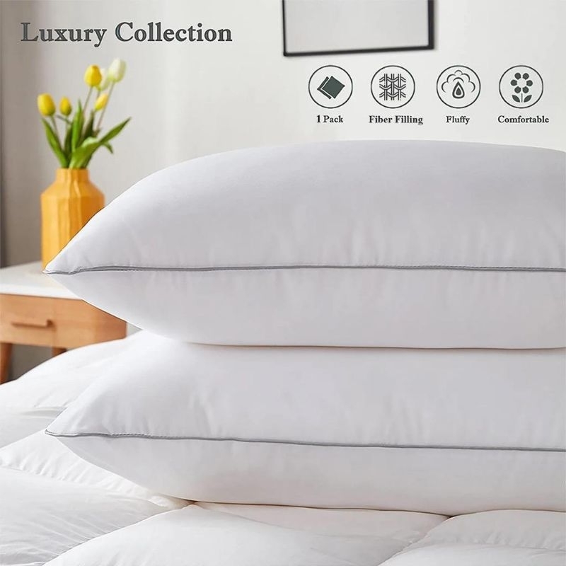 BANTAL HOTEL PREMIUM DEWASA MEMORY FOAM, BANTAL LAPISAN MEMORY FOAM, EMPUK LEMBUT, BANTAL SEQUISHY BANTAL QUILTING TAHAN LAMA ANTI KEMPES