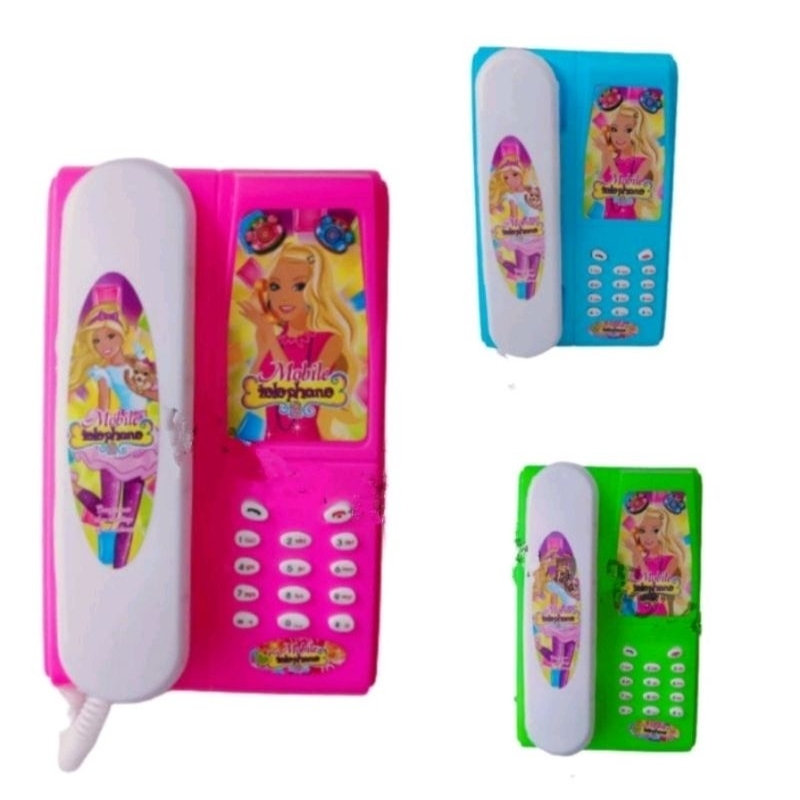 Mainan telfon telfonan berbie