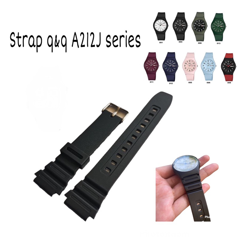 Strap Tali Jam Tangan Q&amp;Q A212J series kualitas premium