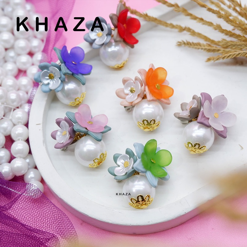 Bros Kelopak bunga / Bros Kecil Mini Dagu