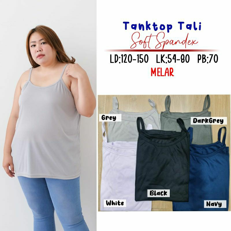 TANKTOP TALI KECIL TANKTOP WANITA BIGSIZE JUMBO BESAR MURAH