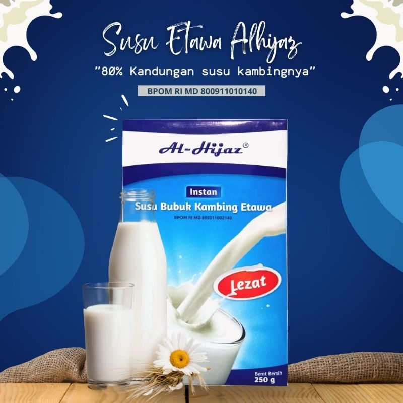 

Susu Bubuk Kambing Etawa Al Hijaz 250 gr