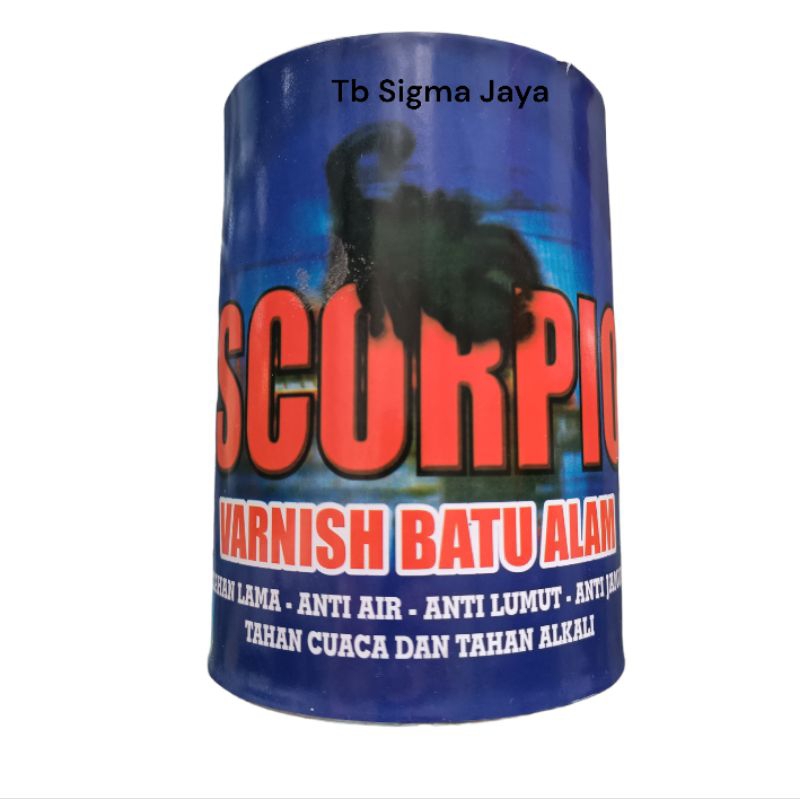 Cat Batu Alam / Varnish Batu Alam / Vernis Batu Alam Gloss