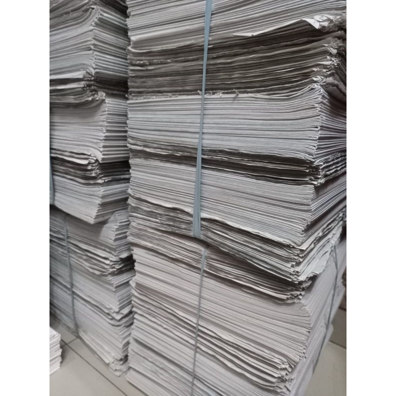 koran bekas koran polos termurah