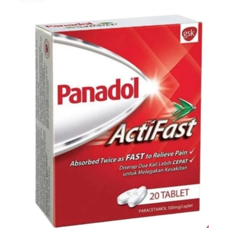 Panadol ActiFast Malaysia 20 Tablet