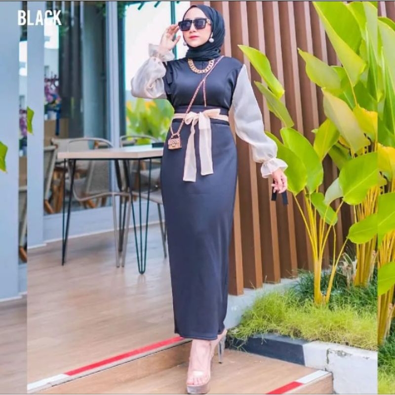 MISKA GAMIS CRINKLE MIX ORGANZA PREMIUM LD 110 // PAKAIAN WANITA ORGANZA// GAMIS MIX ORGANZA // GAMI