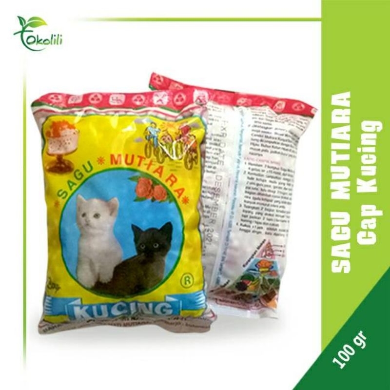 

Sagu mutiara cap kucing 100g