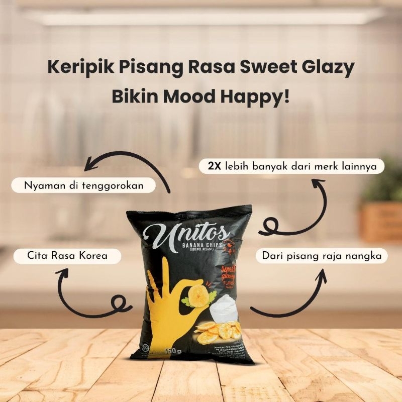 

Unitos Cemilan Keripik Pisang Lokal