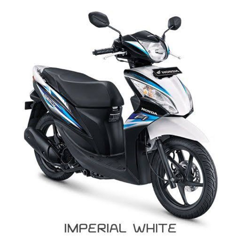 STIKER STRIPING MOTOR SPACY FI 2016 PUTIH BIRU IMPERIAL WHITE