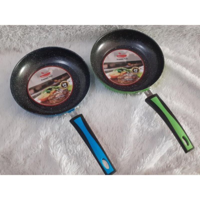 Teflon Wajan Teflon 20cm , 22cm , 24cm Frypan Anti Lengket - Fry Pan Fry Fan Fri fan Wajan Teplon Penggorengan