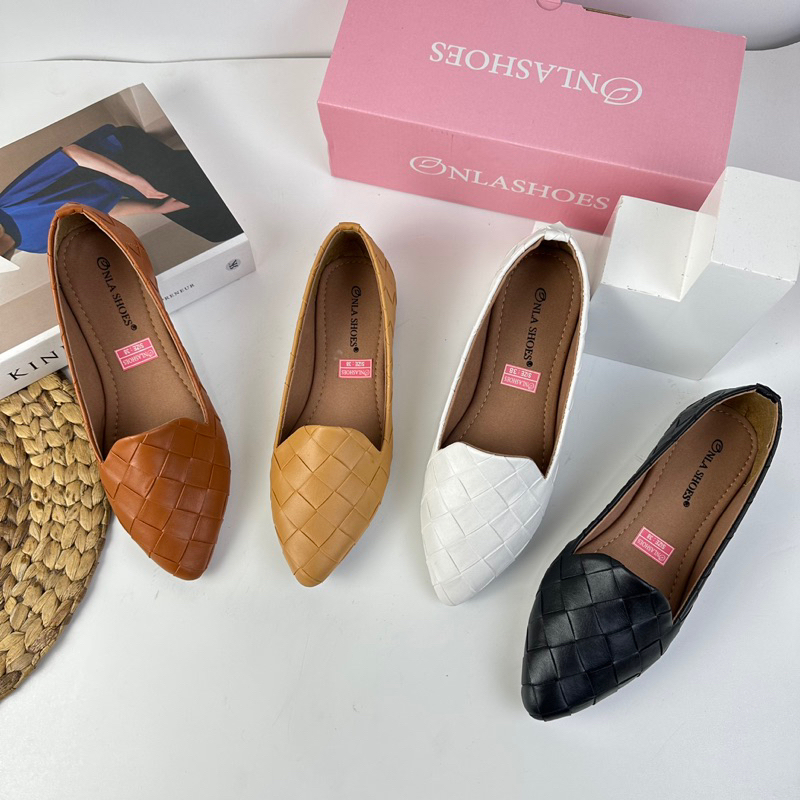 Onlashoes - Flat Shoes YN05 Sepatu Flat Wanita