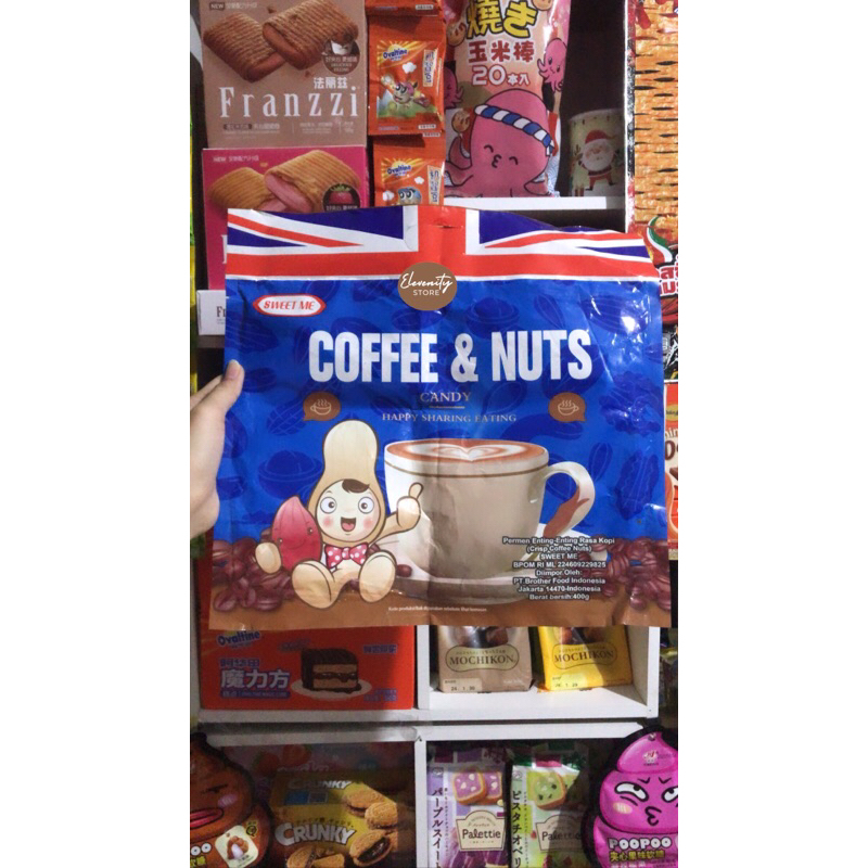 

Sweet Me Coffee & Nuts Nougat Permen Enting ECER
