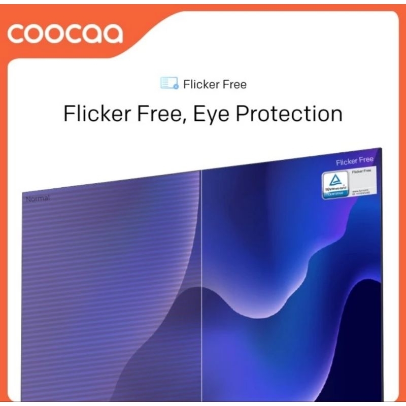 COOCAA 75Y72 Smart TV 75 Inch Google TV 4K Digital TV Garansi Resmi