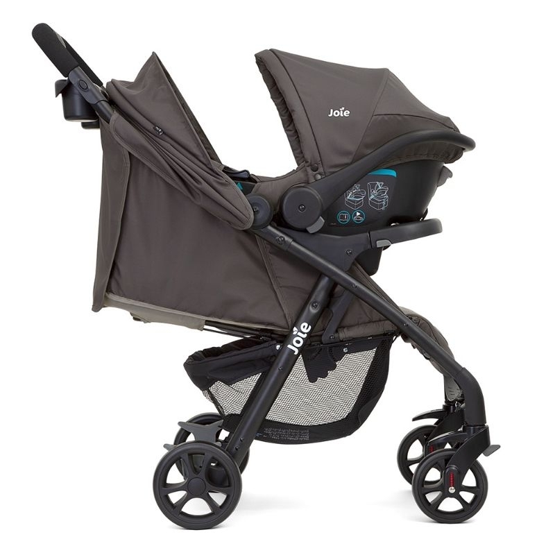 Joie Muze LX Travel System Stroller + Joie Juva Baby Carrier Car Seat Kereta Dorong Bayi