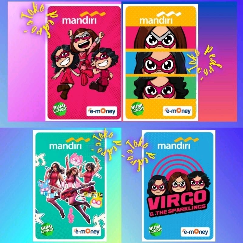 Mandiri eMoney Tema Karakter Lokal Heroes or Super Heroes Original