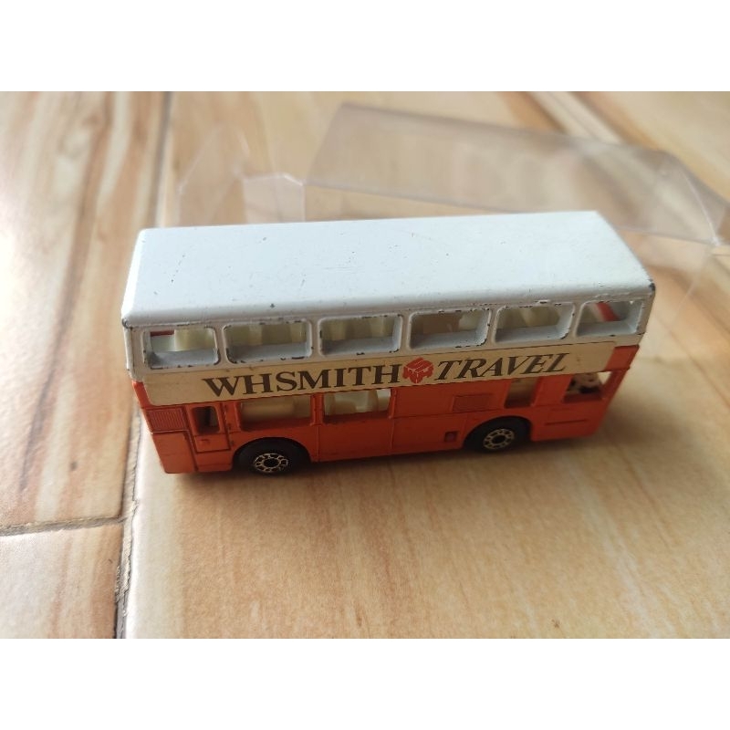 matchbox diecast toys london bus double decker whsmith travel replika