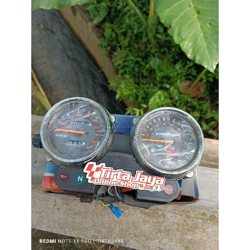 spedo spedometer yamaha rxking new chrome osk