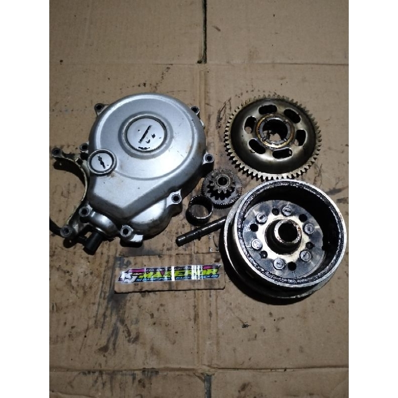 Block Maghnit Block Mesin Set Komplit Yamaha Vixion Original Copotan Motor
