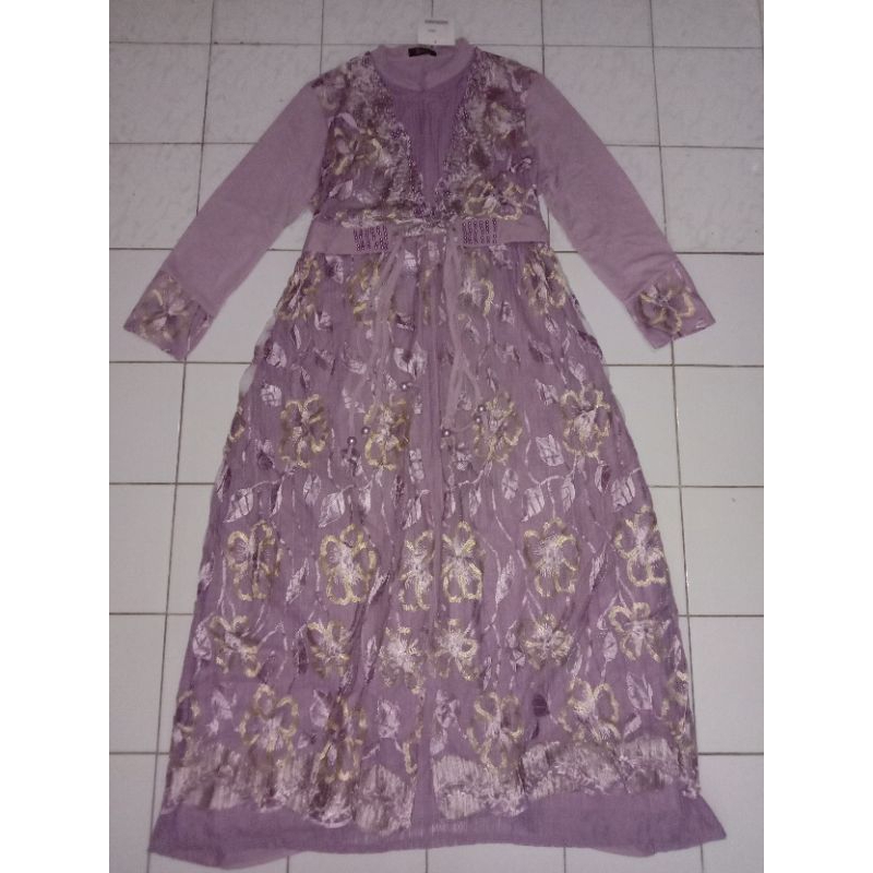 gamis brukat butik untuk acara kondangan