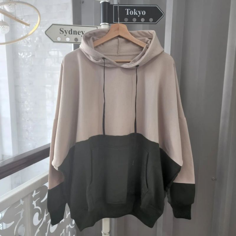 Batwing jumbo 2tone hodie