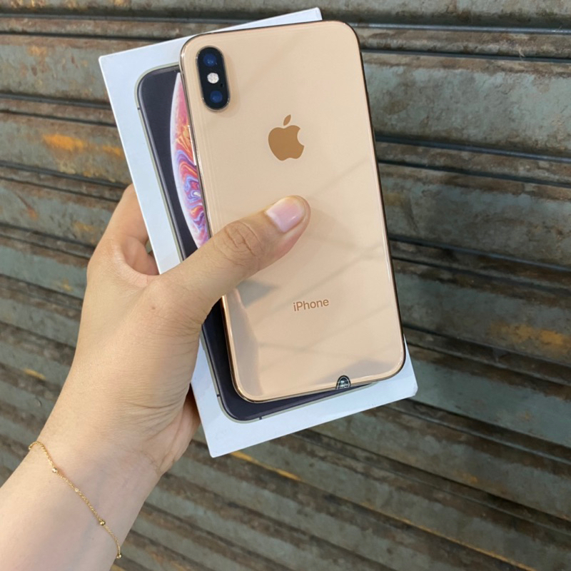 Iphone Xs 64gb second bekas pakai normal fullset Smartfren only