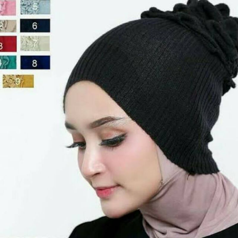 COD Ciput Rajut Konde Premium / Ciput Rajut Cepol / Ciput Bunga