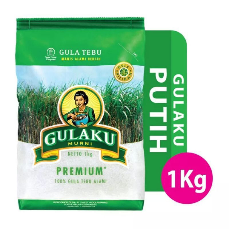 

GROSIR MURAH - Gula pasir gulaku hijau kemasan 1kg