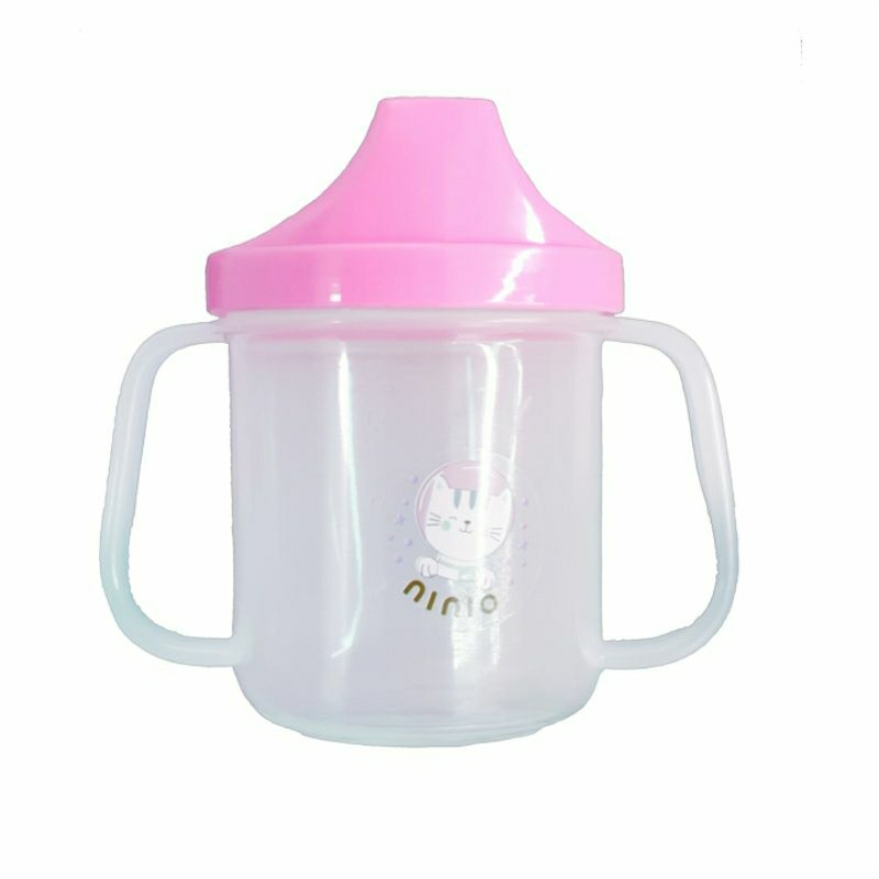 Ninio Perlangkapan Makan | Baby Bowl 4m+ | Tempat Minum Training Cup | Mangkuk Makan Bayi BPA Free | DEHP Free