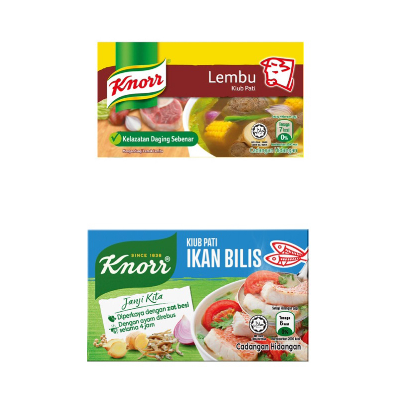 

Knorr Cube 60 gr isi 6 Tom Yam/Chicken/Beef/Ikan Bilis