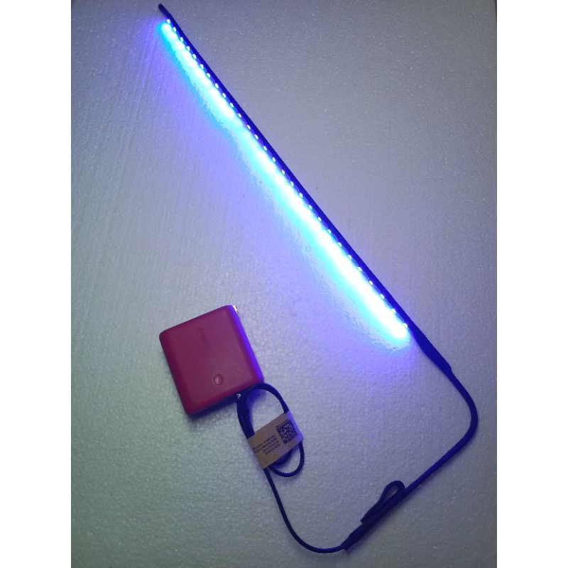 Biru Lampu Led Aquarium Jepit  Kabel Usb