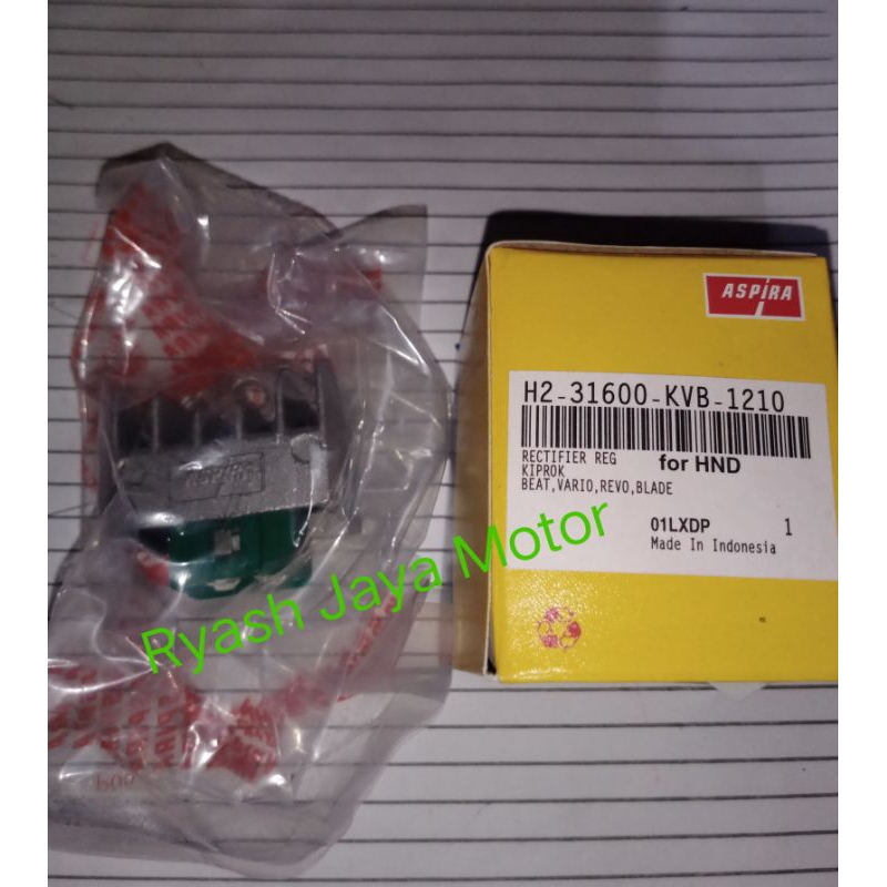 kiprok regulator Aspira Astra Otoparts for Revo lama 110/beat karbu/Blade lama 110/Vario 110 karbu/Beat F1/Scoopy F1/karisma/Supra x 125 karbu/old