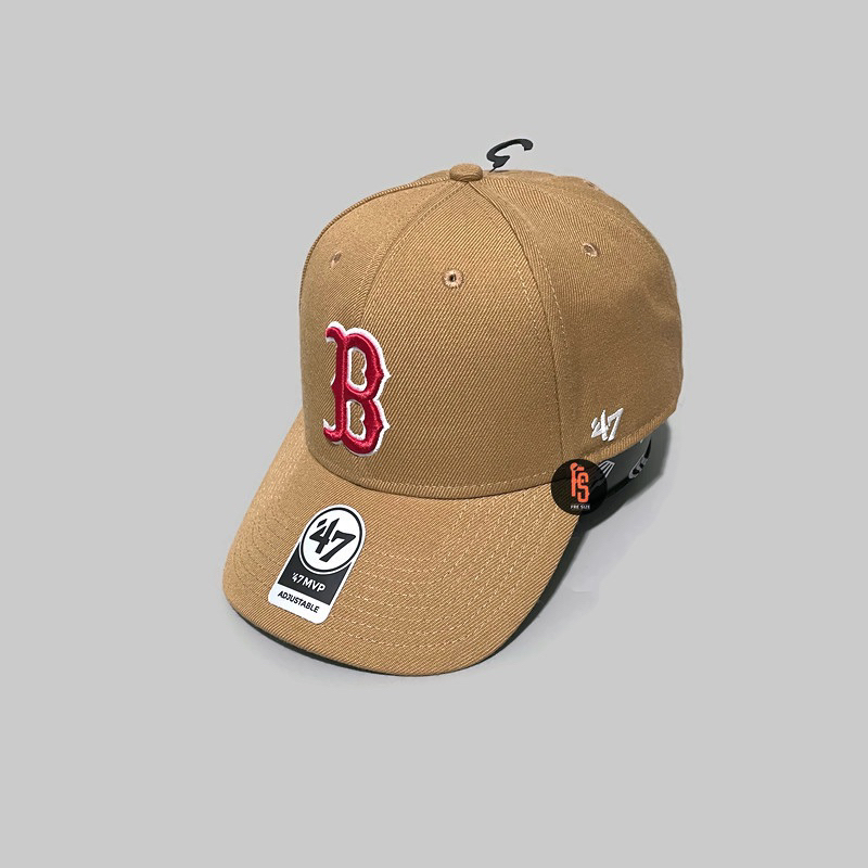 TOPI ORIGINAL 47 MVP BOSTON RED SOX SNAP CAMEL