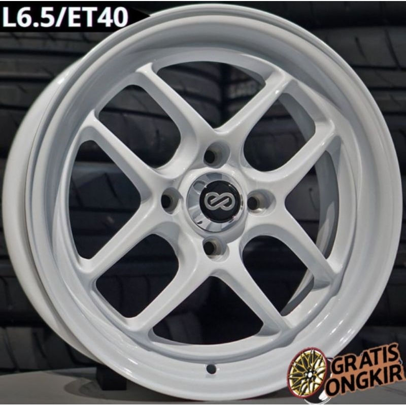 velg enkei tuning r15x65 et40 velg mobil brio.yaris.agya.mobilio.freed.swift