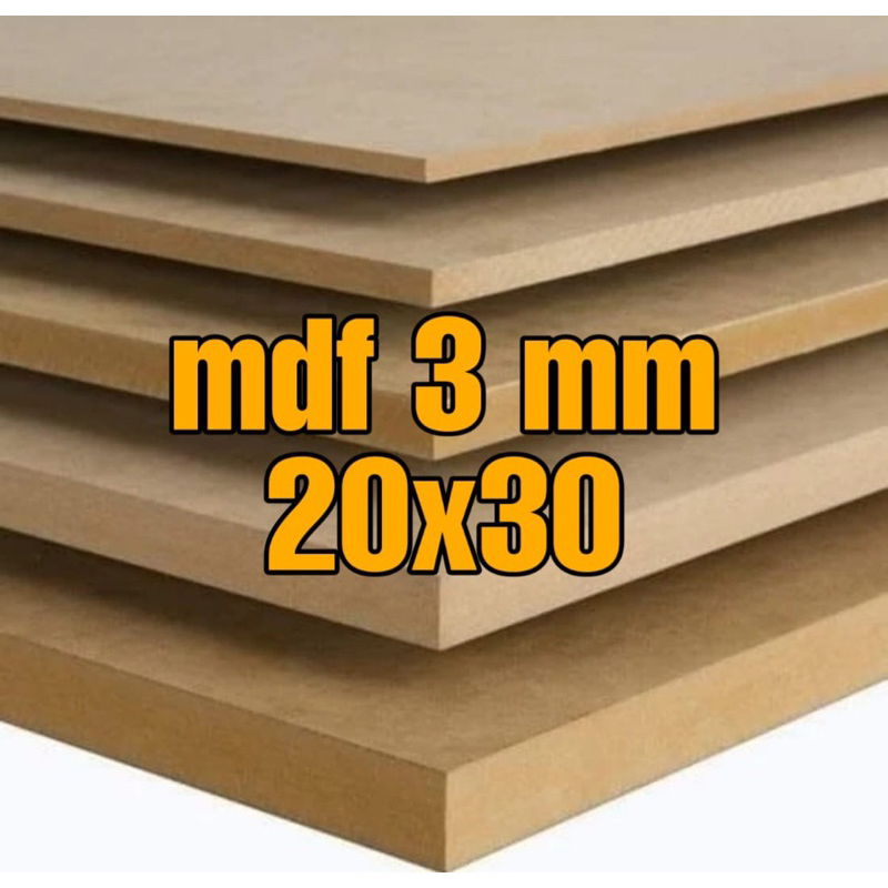 mdf 3 mm 20x30 ( 3mm)