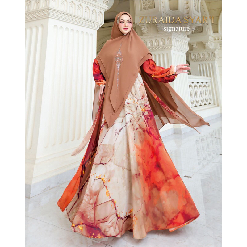 ZURAIDA SET SYAR’I | BAJU LEBARAN MEWAH