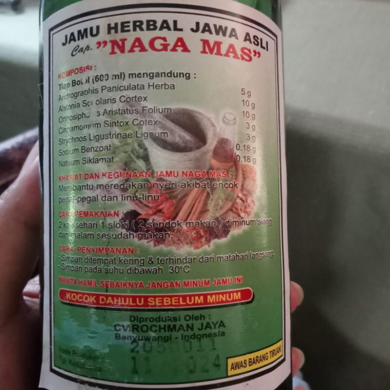 

Jamu herbal jawa