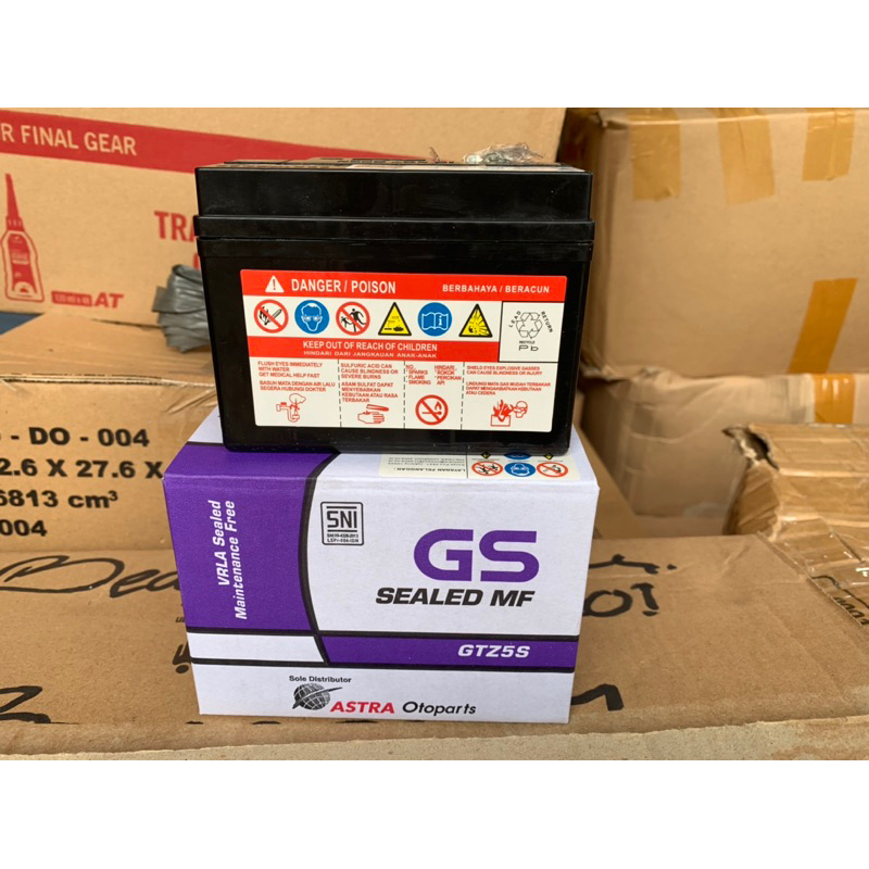 AKI GS KERING Honda Beat GTZ5 GTZ5S GTZ 5S GS Y Accu Kering MF