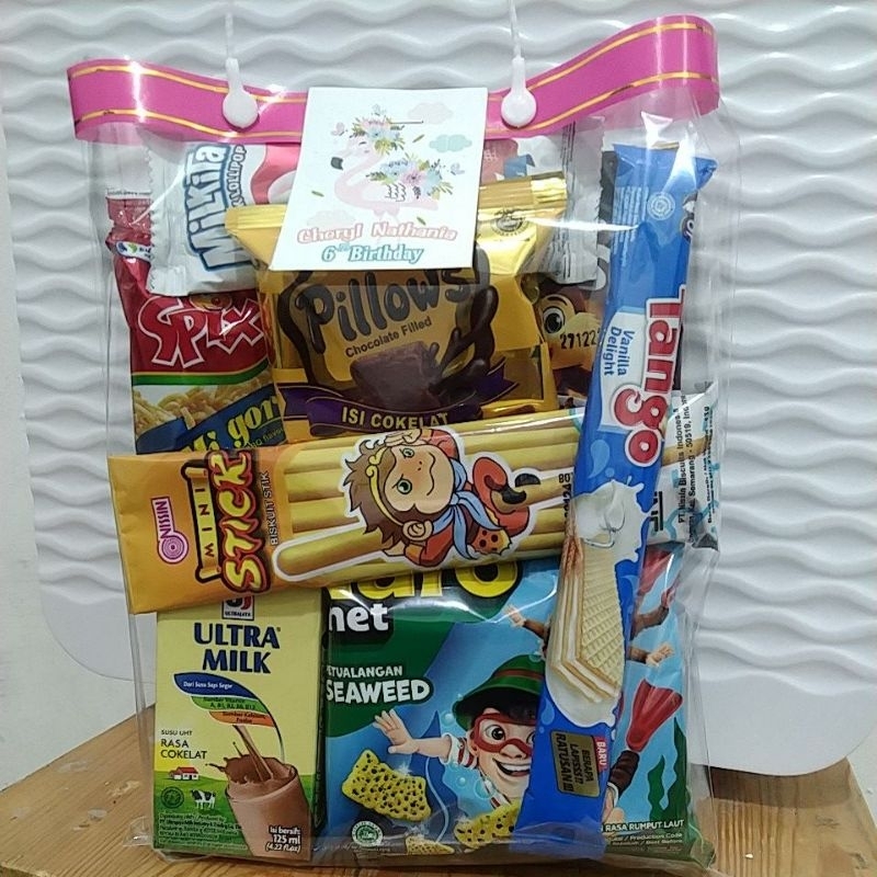 

Bingkisan Snack Ulang Tahun Anak// Hampers Ulang Tahun Anak