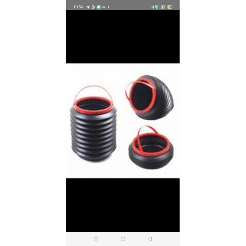 Tong sampah ember lipat portabel penyimpanan serbaguna magic container