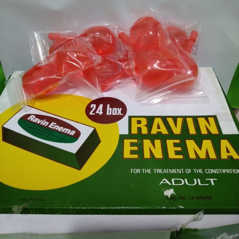 RAVIN ENEMA DEWASA 20ML OBAT UNTUK MENGATASI SEMBELIT IMPORT eceran per balon tanpa box